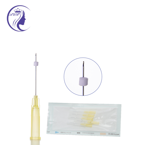 Factory Direct Sales PDO Eye Thread Blunt Cannula W 30G Eye Thread For Eye Bag