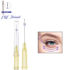 Wholesale Price PDO Eye Thread Blunt Cannula W 30G PDO PCL PLLA Eye Thread For Dack Circle