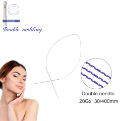 Wholesale Price Double Needle Thread 19G 20G PDO PCL PLLA Double Needle Thread For Forehead Lift