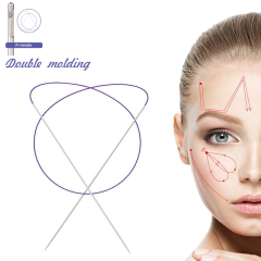 Wholesale Price Double Needle Thread 19G 20G PDO PCL PLLA Double Needle Thread For Forehead Lift
