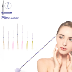 Factory Wholesale Mono Screw Thread PDO PCL PLLA Thread 26G 27G 29G 30G Screw Thread For Frown Lines