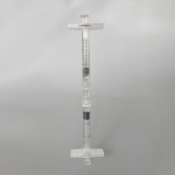 Auro sterile double female luer lock connector for syringe,Syringe