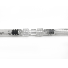 Aseptic individual packaging syringe luer lock connector