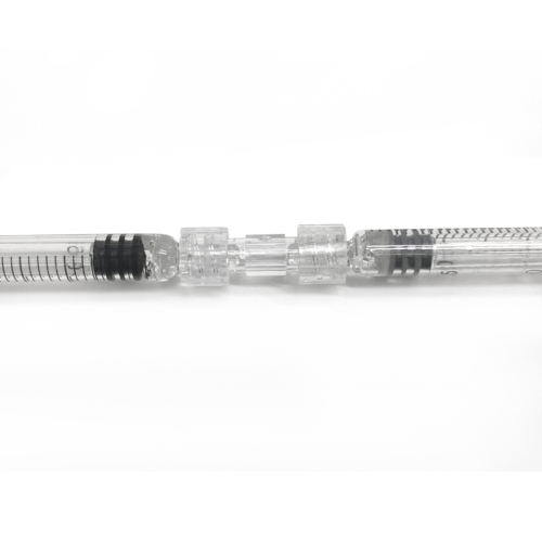 Aseptic individual packaging syringe luer lock connector