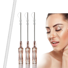 face lifting 19g pcl mesh thread