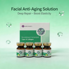 Medical Grade Type 3 Collagen 10mg Lyophilized Powder 5ml Sterile Solution for Skin Elasticity Lifting