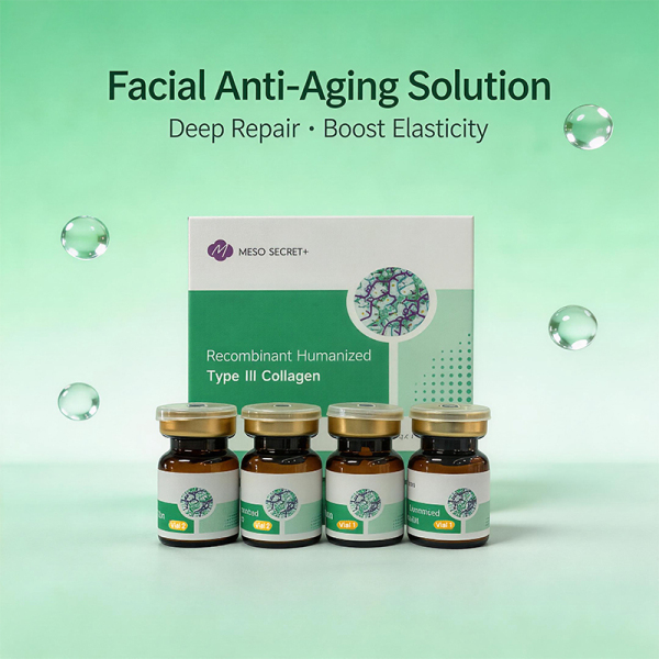 Recombinant Humanized Type III Collagen High Safety Anti Aging Skin Elasticity Improving