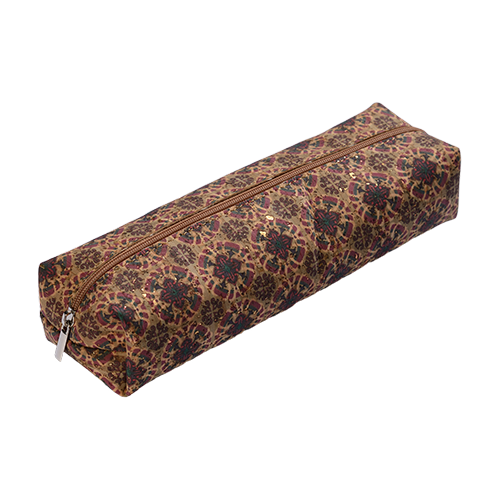 Custom eco-friendly cork pencil case/Lightweight brown cork pen bag/Waterproof reusable cork pencil bag