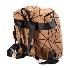 Geometric Cork Backpack BAG