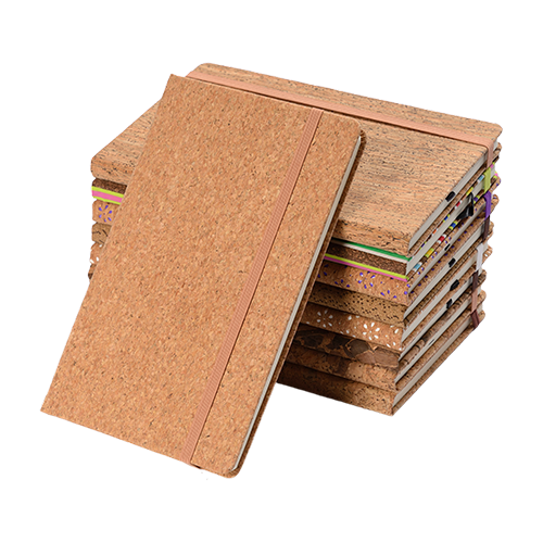 Recycled Custom A5 Eco Friendly Hardcover Cork Cover Note Book Jurnal Diary Notebooks
