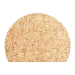 Semicircle Natural Cork heat Insulated Placemats