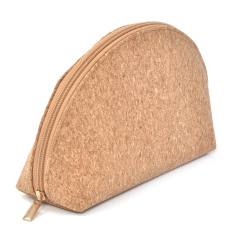 Wholesale/Customized Logo Cork Cosmetic Bag, Cork Makeup Bag