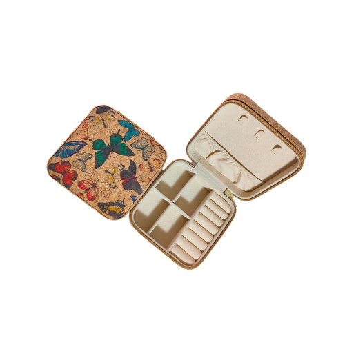 Travel Jewellery Case-Cork Printing