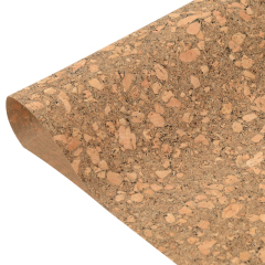 Natural Cork Fabric - Paving stone pattern