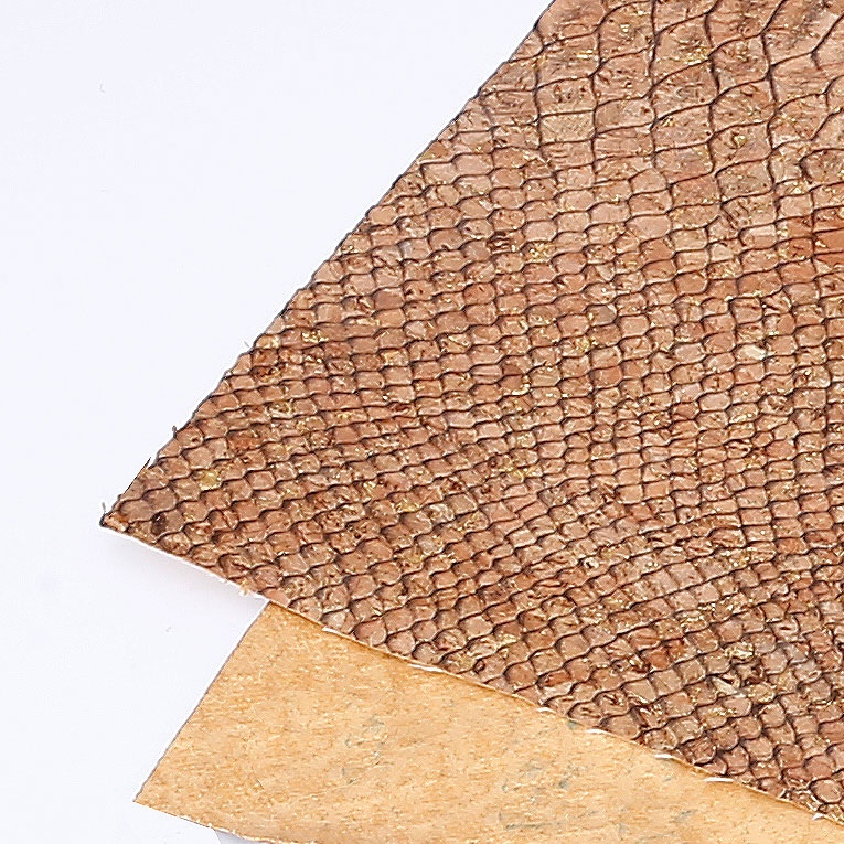 Boa Emboss on Vegan Color Cork Leather