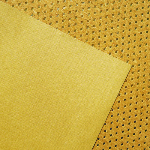 Laser Punching Eyelet Vegan Cork Fabric