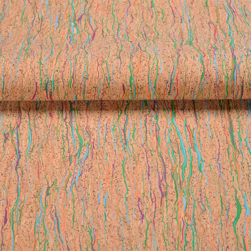 Silky Colorful EVA Foamed Natural Cork