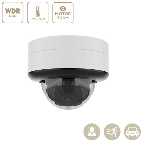 8MP/5MP/2MP Motorized Dome EiZSense IR Network Camera