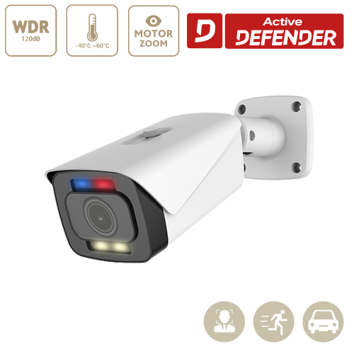 8MP/5MP/2MP Motorized Bullet EiZSense ActiveDefender Camera