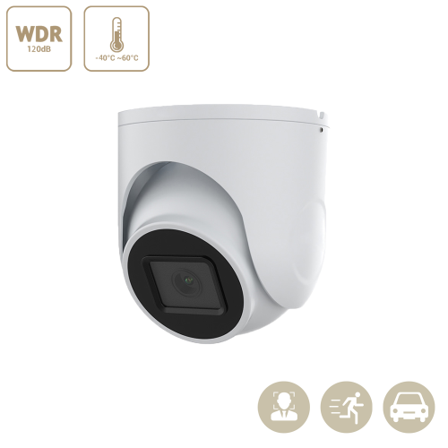 8MP/5MP/2MP Fixed Dome EiZSense IR Network Camera