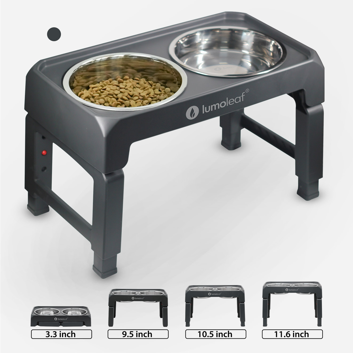 LumoLeaf Slow Feeder Dog Bowls