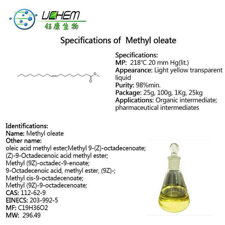 Supply top quality Methyl Oleate cas 112-62-9 with best price