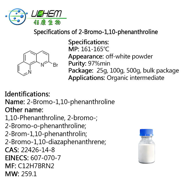 Factory Price Sell 2-Bromo-1,10-phenanthroline CAS 22426-14-8