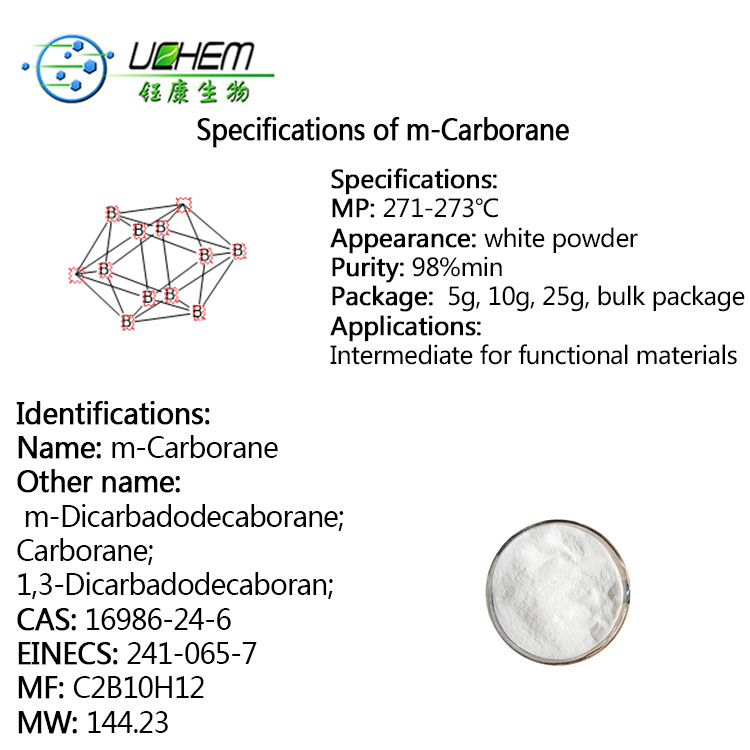 Professional Supplier m-Carborane CAS 16986-24-6 with best price