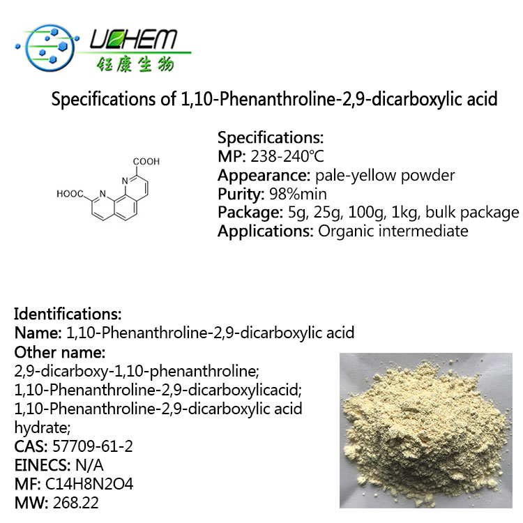 High quality 1,10-Phenanthroline-2,9-dicarboxylic acid CAS 57709-61-2