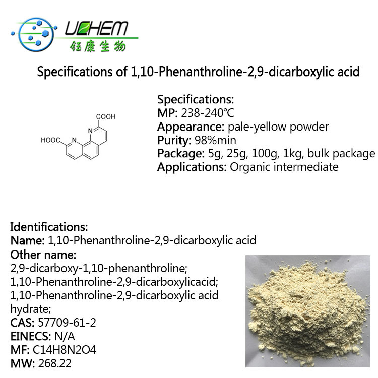 High quality 1,10-Phenanthroline-2,9-dicarboxylic acid CAS 57709-61-2