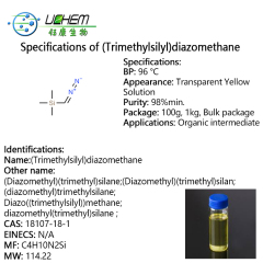 Top Quality 98% Trimethylsilyldiazomethane CAS 18107-18-1 with competitive price