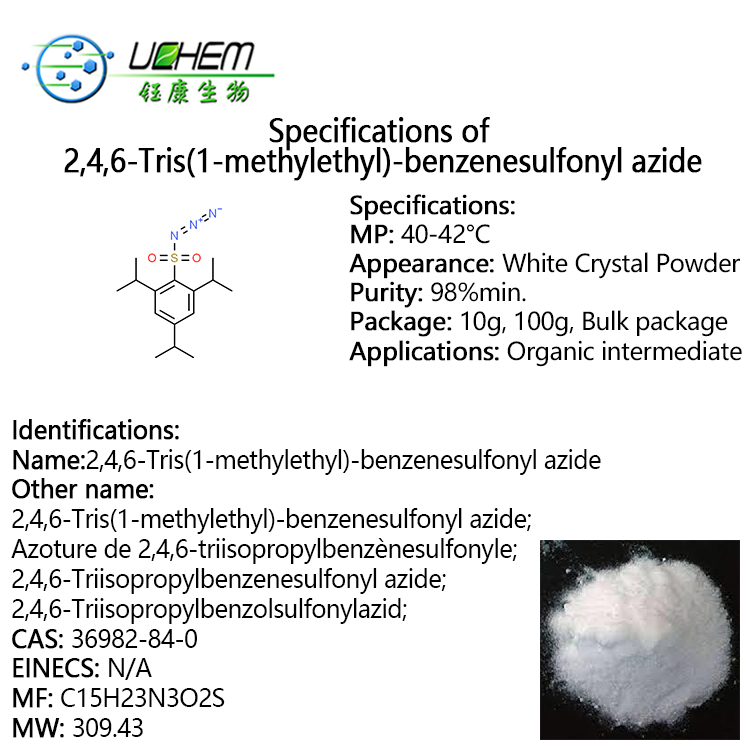 Factory supply 2,4,6-Triisopropylbenzene-sulfonyl azide CAS 36982-84-0 with good price