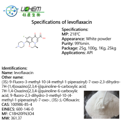 High purity Levofloxacin hydrochloride cas 100986-85-4