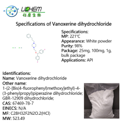 Factory supply Vanoxerine dihydrochloride with good quality CAS 67469-78-7
