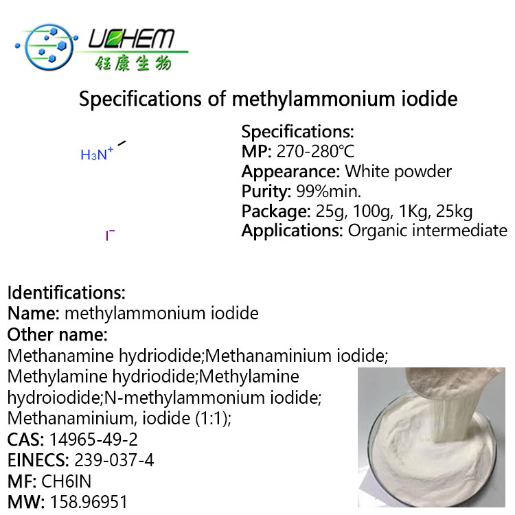 Top quality Methylammonium Iodide CAS 14965-49-2 with best price
