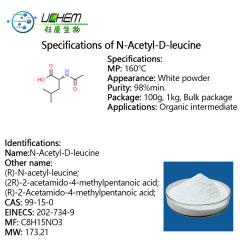 Top quality Acetylleucine with best price cas 99-15-0