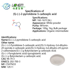 Hot sale High quality L-Pyroglutamic acid cas 98-79-3 with good price