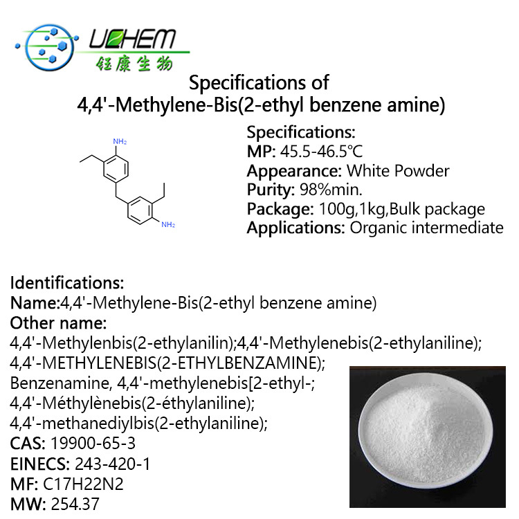 Factory stock high quality 4,4'-Methylenebis(2-ethylaniline) CAS 19900-65-3