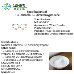 Factory price 1,3-Dibromo-2,2-dimethoxypropane CAS 22094-18-4 in stock