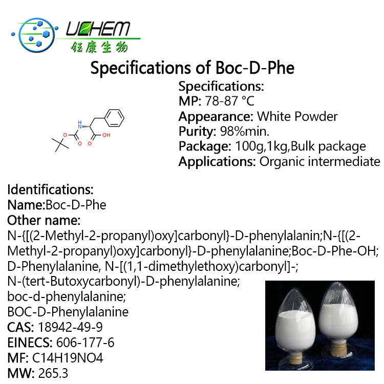 High purity BOC-D-Phenylalanine with good price CAS 18942-49-9