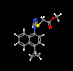 Methyl 2-[[4-(4-cyclopropylnaphthalen-1-yl)-4H-1,2,4-triazol-3-yl]thio]acetate cas 1533519-85-5