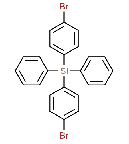 Factory supply Bis(4-bromophenyl)(diphenyl)silane CAS 18733-91-0