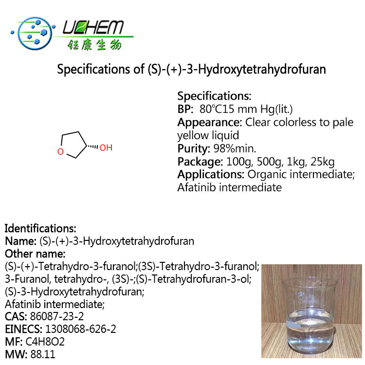 Professional Supplier (S)-(+)-3-Hydroxytetrahydrofuran CAS 86087-23-2 in stock