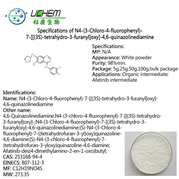 High quality Afatinib intermediates CAS 314771-76-1 with cheap price