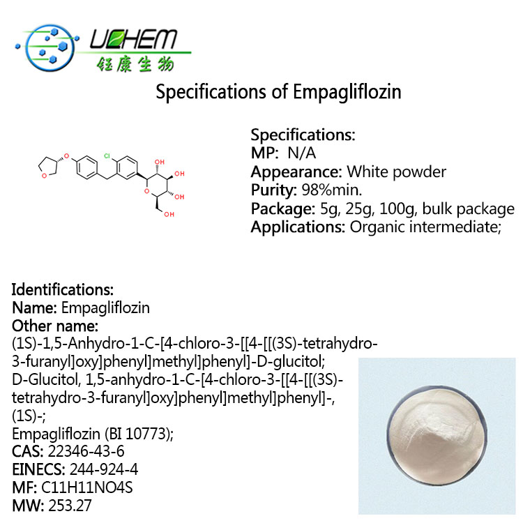 Supply high quality Empagliflozin cas 864070-44-0 with best price