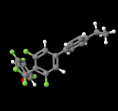 High quality 4-[Difluoro(3,4,5-trifluorophenoxy)methyl]-4'-ethyl-3,5-difluoro-1,1'-biphenyl cas 303186-19-8 Liquid crystal compounds in stock