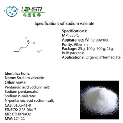 Factory direct sales Sodium pentanoate cas 6106-41-8