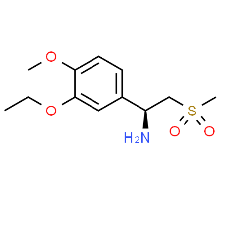High quality (1S)-1-(3-Ethoxy-4-methoxyphenyl)-2-(methylsulfonyl)ethanamine CAS 608141-42-0 in stock