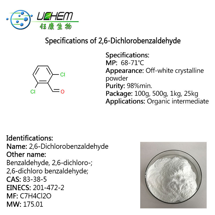 Supply high quality 2,6-Dichlorobenzaldehyde CAS 83-38-5