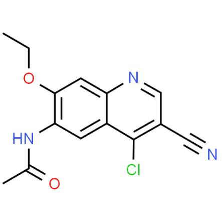 High Quality 99% N-(4-Chloro-3-cyano-7-ethoxy-6-quinolinyl)acetamide CAS 848133-76-6